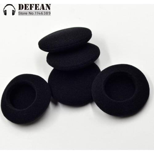 10 pcs 60mm foam pads ear pad sponge cushion earpads headphone cover for headset 2.35" alistore