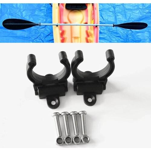 2Pcs Kayak Paddle Holder with Screws Fitting Hardware Accessories for Secure Paddling
