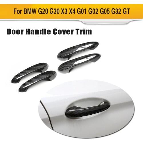 Car Door Handle Cover Trim For BMW 3 5 6 Series 2018 2019 X3 X4 X5 G20 G30 G31 G32 G01 G02 G05 Door Handle Molding