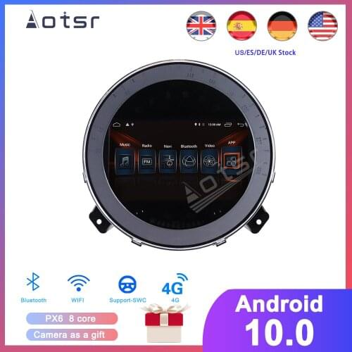 Android 10.0 64GB Car CD Player GPS Navigation For BMW MINI Cooper 2006 - 2013 2014 Auto Radio Stereo Multimedia Player HeadUnit