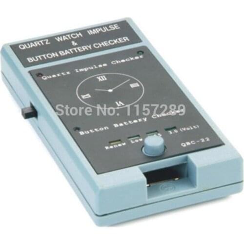 Free Shipping QBC-22 Quartz Watch Impulse & Button Battery Checker Battery Tester Watch Tool