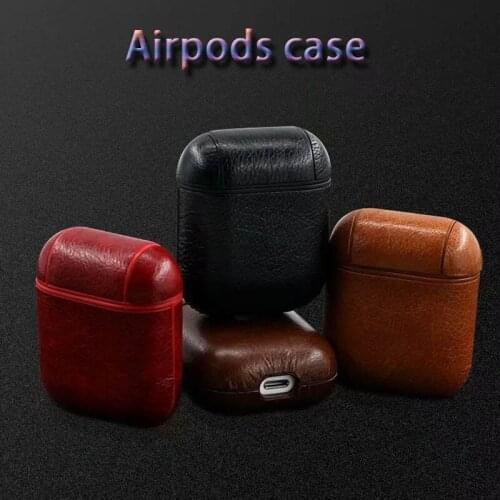 Airpods case applicable to airpods 1/2 Apple Bluetooth wireless headset protective shell business luxury protective cover