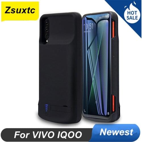 6000 Mah For VIVO IQOO Battery Charger Case Smart IQOO Cover Power Bank For VIVO IQOO Battery Case