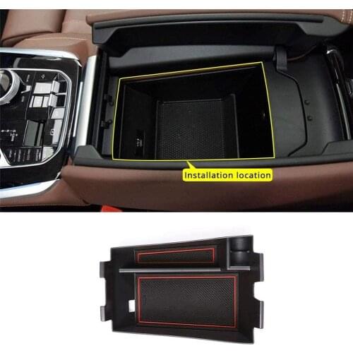 For BMW X5 G05 X6 X7 GO7 2019 2020, ABS Car Center Console Armrest Storage Box