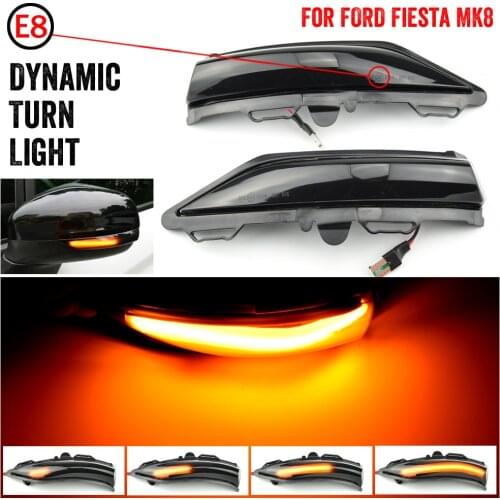 For Ford ST Line MK8 2018 Fiesta MK8 2019 2020 PUMA 2020 Rearview Mirror Indicator Lamp Side Wing LED Blinker Light