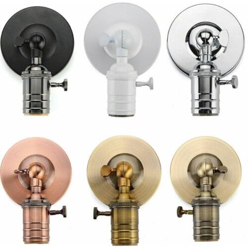 E27 Industrial Lamp Base Modern Vintage Retro Antique Ceiling Light Wall Lamp Bulb Base Holder Socket For corridor bar aisle