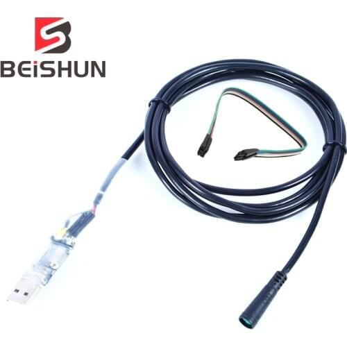 Bafang USB Programming Length 2M Cable for 8fun / BBS01B BBS02B BBSHD Mid Drive Center Programmed Cable With colored lines