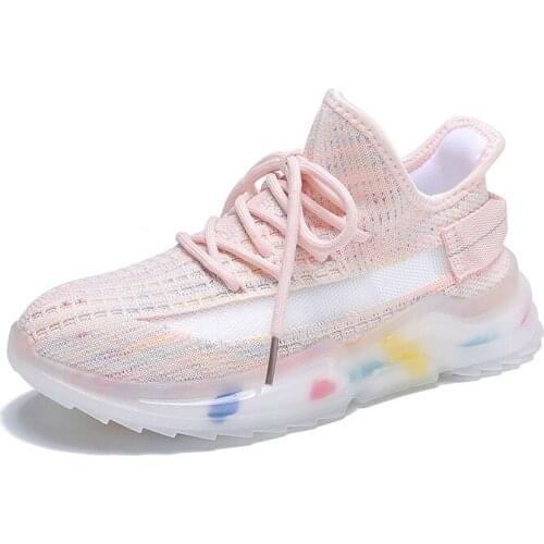 Couple models breathable socks shoes women 2 summer new flying woven casual shoes shoes for women sneakers