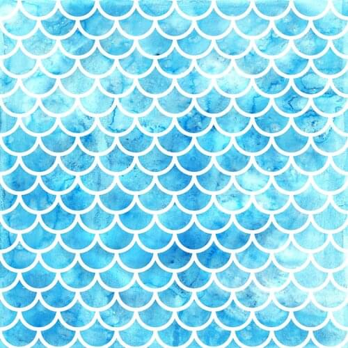 Mocsicka Blue Glitter Photography Backdrops Mermaid Scales Photo Background Booth Studio Prince Birthday Cartoon G-572