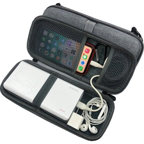 Newest EVA Hard Travel Protect Box Storage Bag Carrying Cover Case for ROMOSS Sense 8+ Power Bank 30000mAh Phone Bag