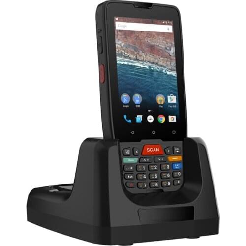 4 inch RAM 2GB ROM 16GB Android 9.0 2D Barcode scanner Handheld Terminal With Docking station