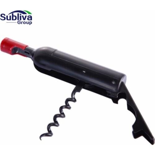 2 In 1 Opener Wine Corkscrew Waiter Bottle Beer Cap Opener abridor para regalar bottle opener keychain wine can-opener
