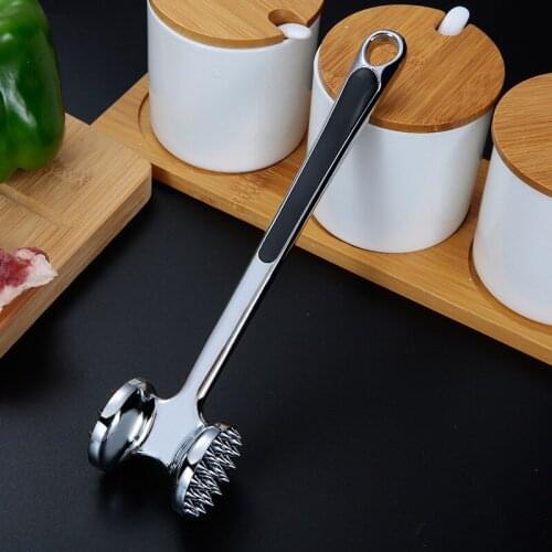 Meat Tenderizer Stainless Steel Hammer Tender Meat Tenderizer Beaf Steak Tenderizer Loose Meat Cooking Tools Kitchenware