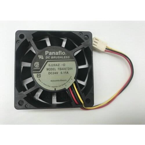 1pcs SXDOOL FBA06T24H 6015 60mm 6cm 24V 0.11A server inverter axial cooling fans