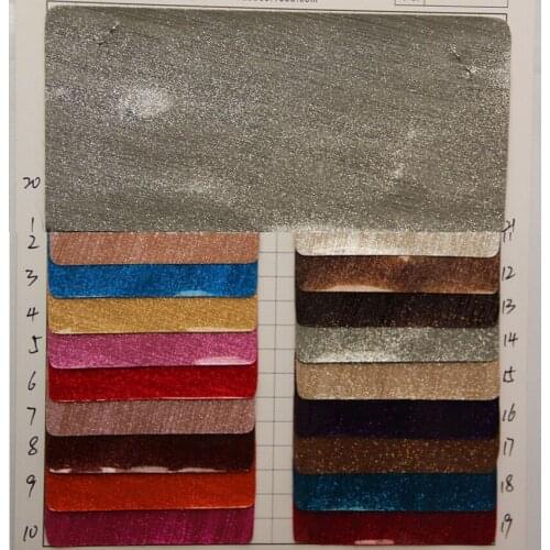 High-grade color pearlescent light plastic PVC leather / high-grade silver sand photoresist leather fabric/ waterproof material