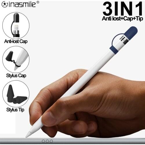 Quality Spare Nib Replacement For Apple Pencil 1 2 Stylus tip Stylus cap Anti lost Stylus Cap Compatible For Apple Stylus pen 1