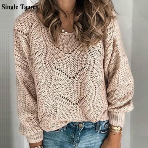 2020 Autumn and Winter Female Sweaters Streetwear Long Sleeve Casual Sueter Mujer O Ncek Women Sweaters and Pullovers