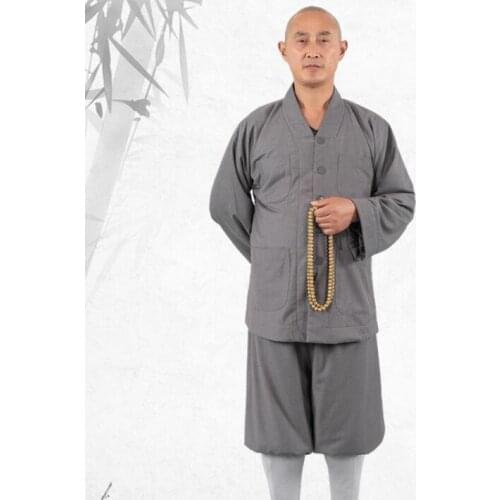 Winter clothing Cotton Zen clothing Monk service Buddhist monks jacket Thick