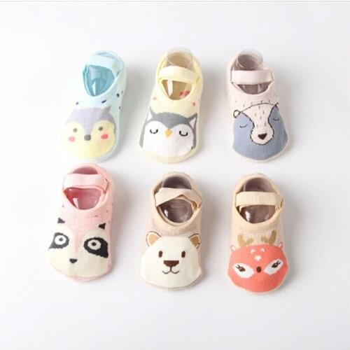 New1Pairs Toddler Sock Shoe Girl Soft Baby Non-Skid Slipper Boy Anti-Slip Shoes For Infant