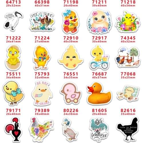 10pcs/Lot Cartoon Printed Flatback for Hair Bows LLAMA Planar Resin Cabochon Crafts DIY Phone Decoration PR64713