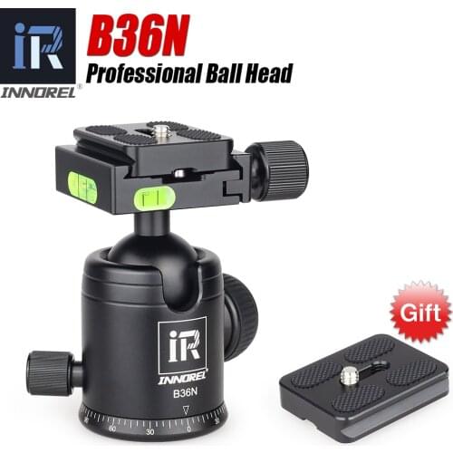 36mm Panorama head Tripod Ball Head With Arca Swiss Quick Release Plate for Cameras/Telescope/Camcorders