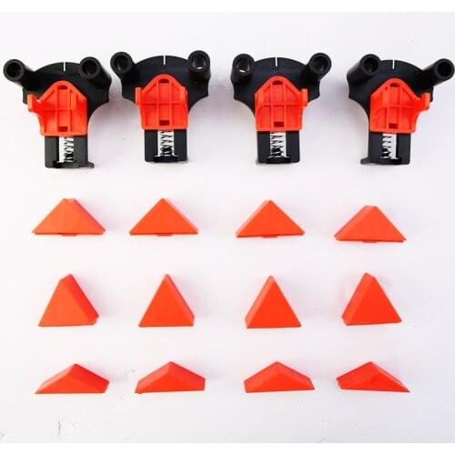 4pcs Wood Angle Clamps 60/90/120 Degrees Woodworking Corner ClampRight Clips DIY Fixture Hand Tool Set for Dropshipping