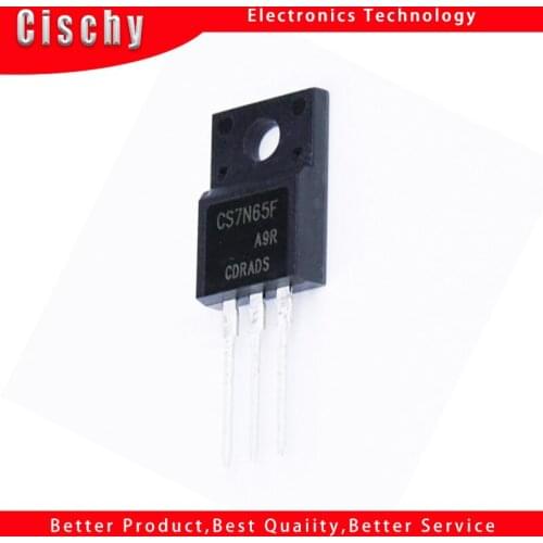 5pcs/lot CS7N65F CS7N65 7N65 TO-220F In Stock