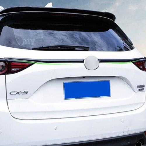 CEYUSOT For 2CPS Spoiler WING CX - 5 Mazda CAR Trunk Rear Lip Intermediate Tail Fin Decorative ASccessories NEW CX5 2017-2021