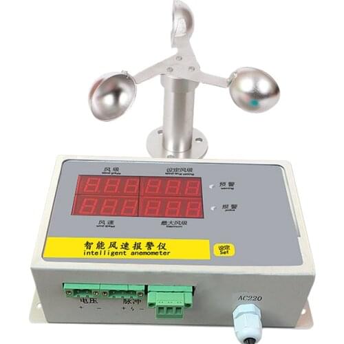 Tower Crane Anemometer Wind Direction Tower Crane Aluminum Alloy Plastic Wind Speed Sensor Wind Speed Anemometer