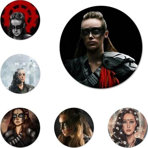 Heda Lexa The 100 TV Show Badge Brooch Pin Accessories For Clothes Backpack Decoration gift