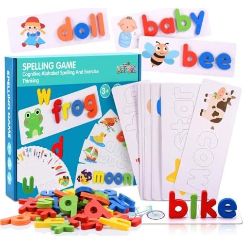 Montessori Wooden Toys for Kids Wooden Puzzle Jigsaw Alphabet Montessori Math Learning Educational Toys for Children 1 2 3 Year