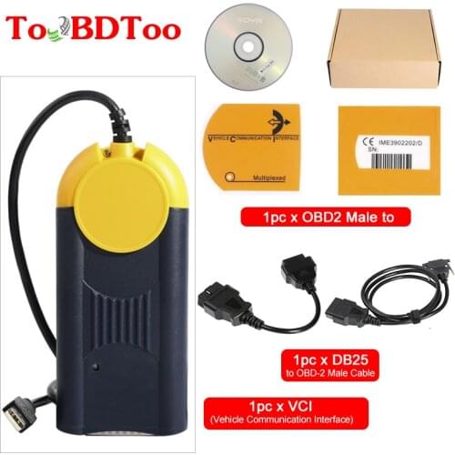 Multi Diag Access J2534 V2018.3 Diagnostic Tool Multi-Diag Interface OBD2 Device Multidiag Tool Support Multi-Languages