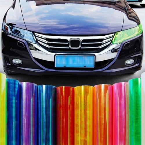 Kongyide Car light change Car Headlight Taillight Fog Light Sticker Tint Protector Film Vinyl Wrap Decals 30x100cm ap4