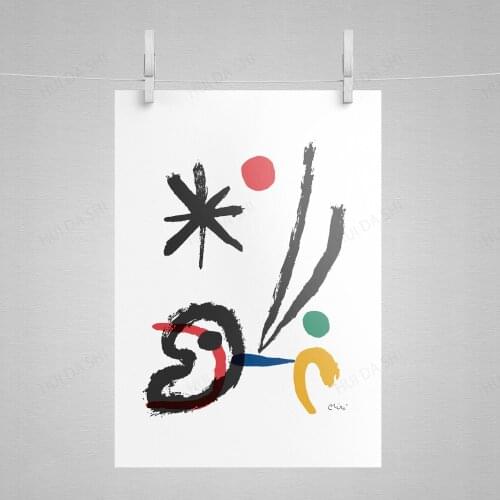 Joan Miro Lithograph, Printable Wall Art, Abstract Art Print, Wall Art, Living Room, Home Decor, fine Reproduction, Large print