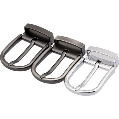 Solid Brushed Metal Belt Buckle Mens Women Buckles for 33-34mm New Leather Craft Jeans Accessories CE35-21786