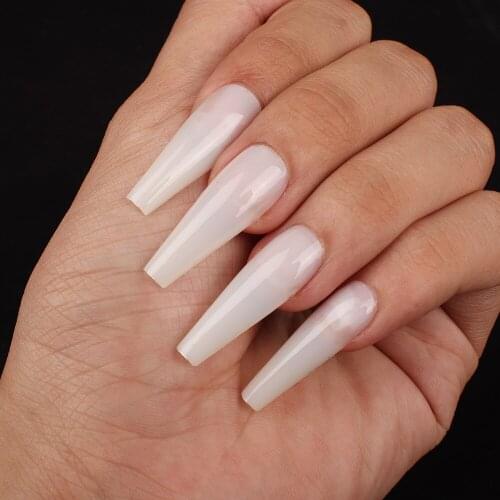 False Nails Long Supplies Sticker Set Press On Design Tips Set Full Crown Packaging Box French Tools Dual Forms Artificial Kits