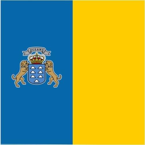 PODIUM 90x150CM Canary Islands Spain Spanish Flag 3ft X 5ft Polyester Custom Flag Outdoor