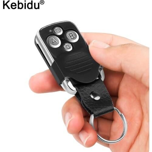 Kebidu Remote Control Duplicator Wireless RF Remote Control 433 MHz Electric Gate Garage Door Key Fob Controller