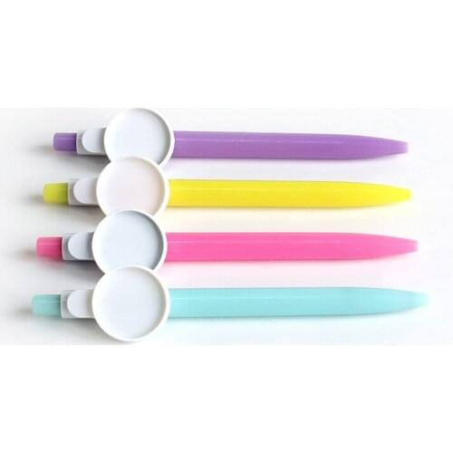 DIY Ballpen Blank Pin Badge Material Supplies 4Colors Button Maker Making Parts 100pcs