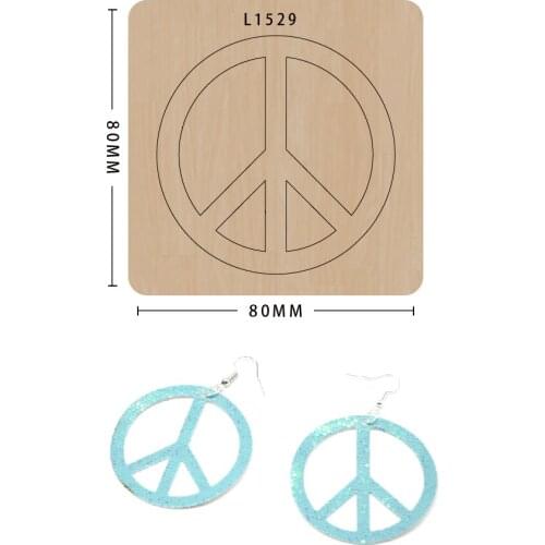 Scrapbooking Hand-made die cut templat Earrings decoration clear stamps and dies for card making Suitable for big shot machines