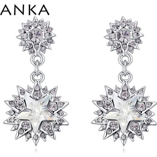 ANKA Star Crystal Drop Earrings New Design Fashion Bohemia Earring For Women Crystal from Austrian #134523