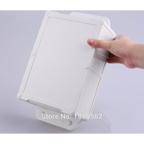 [2 styles] 260*143*75mm wall-mounted box IP68 waterproof junction box abs plastic project box for electronic DIY outlet box