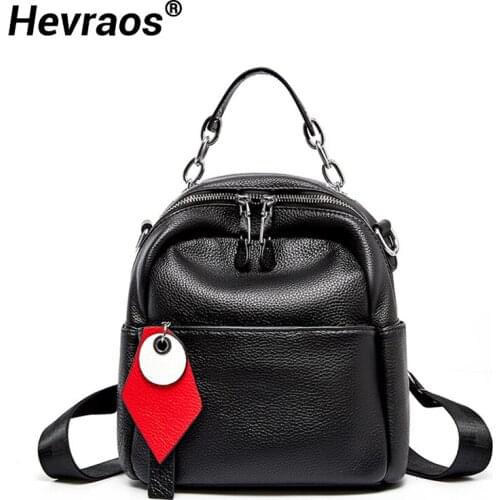 2021 New Mini Backpack For Girls 100% Genuine Leather Women Shoulder Book Bags Small Ladies Backpack Travel Bag Girls School Bag