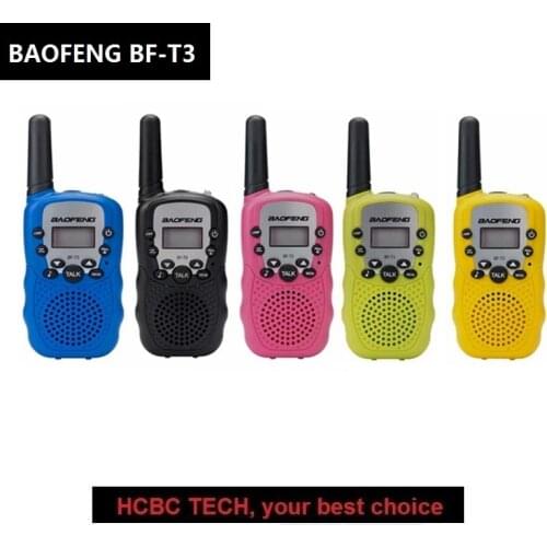 2PCS Two Way Radio BAOFENG BF-T3 Mini Ham Radio Transceiver UHF Radio Kids Communicador BF-T1 Children Birthday Gift