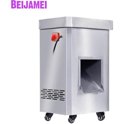 Beijamei Stainless Steel Commercial Meat Cutter High Power Vertical Electric Meat Cutting Shredded Machines