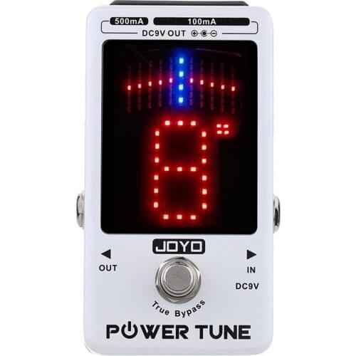 JOYO Power Tune True Bypass Electric Guitar Bass Tuner & 8 Port Multi-power Power Supply Supplier Effect Pedal Guitar Pedal