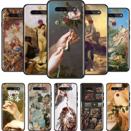 Birth of Venus Oil art For LG G8 V30 V35 V40 V50 V60 Q60 K40S K50S K41S K51S K61 K71 K22 ThinQ 5G Phone Case