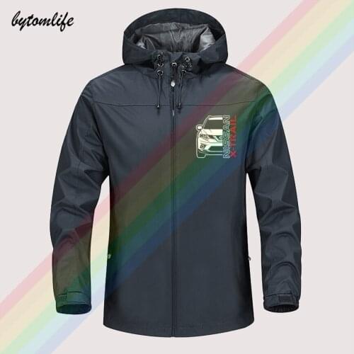 2021 New Hot Nissan X-Trail Autumn Winter Sailing Hiking Outdoor Hooded Windproof Jacket Men Top Quality Soft Asian Size