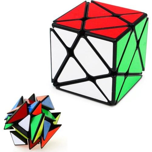 YongJun YJ Axis Magic Cube Change Irregularly Jinggang Speed Cube with Frosted Sticker YJ 3x3x3 hot sale