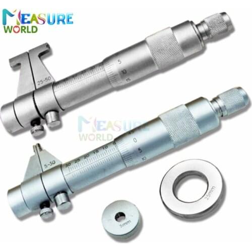 5-30-50-75-100-150-175-200mm Accurate inner diameter micrometer hole inner measuring instrument 0.01mm inside micrometer caliper